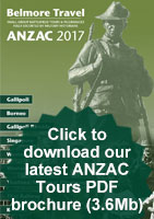 Click to download our latest ANZAC Tours PDF brochure (3.6Mb)